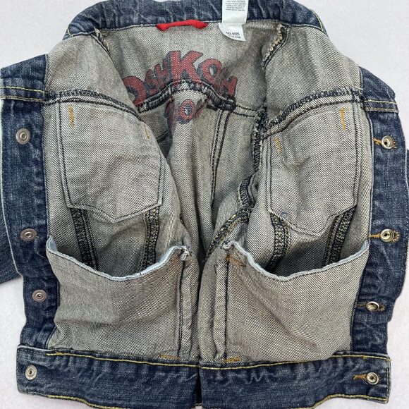 Oshkosh B'gosh denim jean jacket boys 3T - Picture 4 of 7